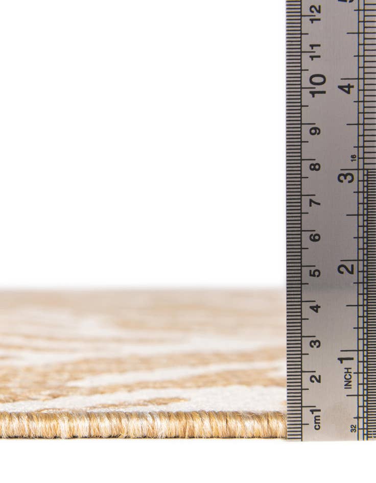 Detail image of 10' x 10' Easy-Clean Coastal Indoor / Outdoor Square Rug
