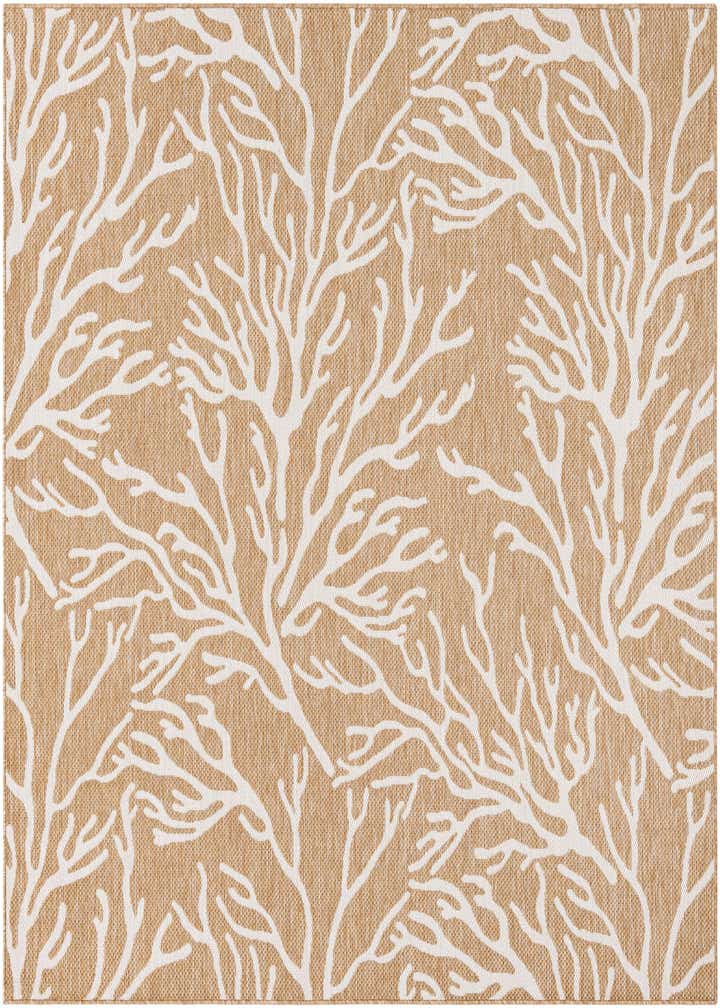 7' 10 x 7' 10 Easy-Clean Coastal Indoor / Outdoor Square Rug