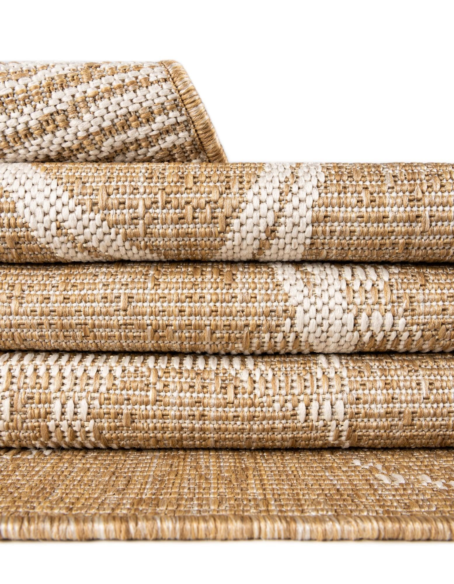 13' x 13' Easy-Clean Coastal Indoor / Outdoor Square Rug