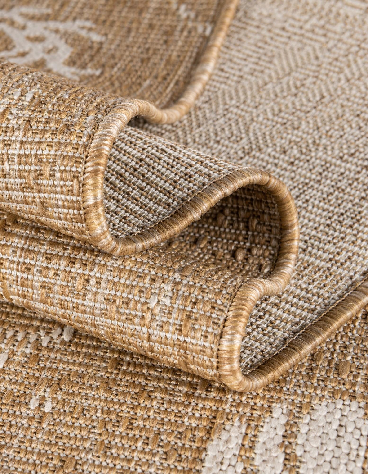 13' x 13' Easy-Clean Coastal Indoor / Outdoor Square Rug