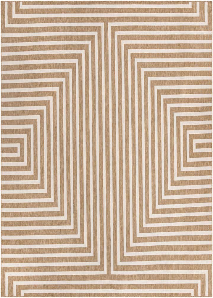 12' x 12' Easy-Clean Modern Indoor / Outdoor Square Rug