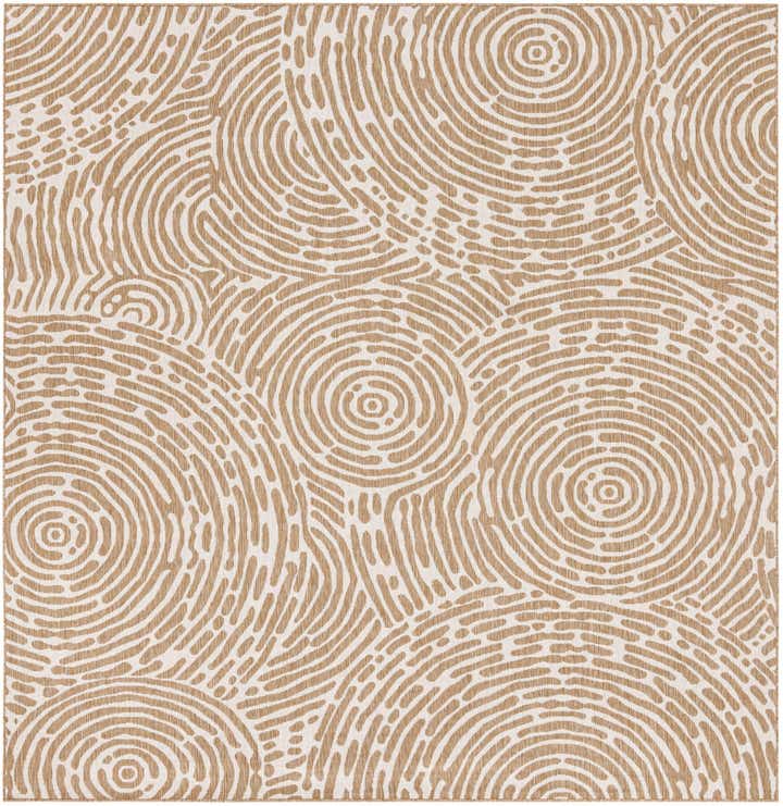 10' x 10' Easy-Clean Modern Indoor / Outdoor Square Rug