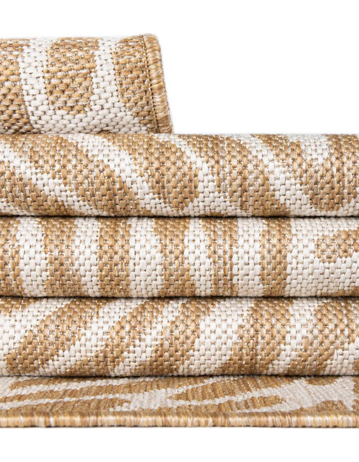 Detail image of 12' x 12' Easy-Clean Modern Indoor / Outdoor Square Rug