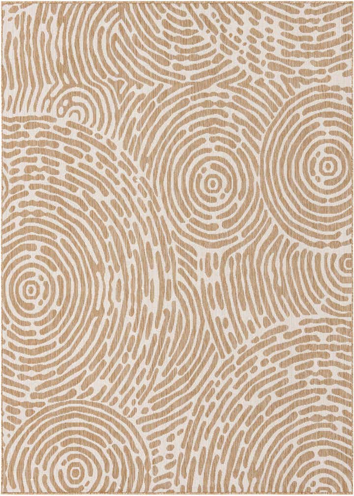 7' 10 x 7' 10 Easy-Clean Modern Indoor / Outdoor Square Rug