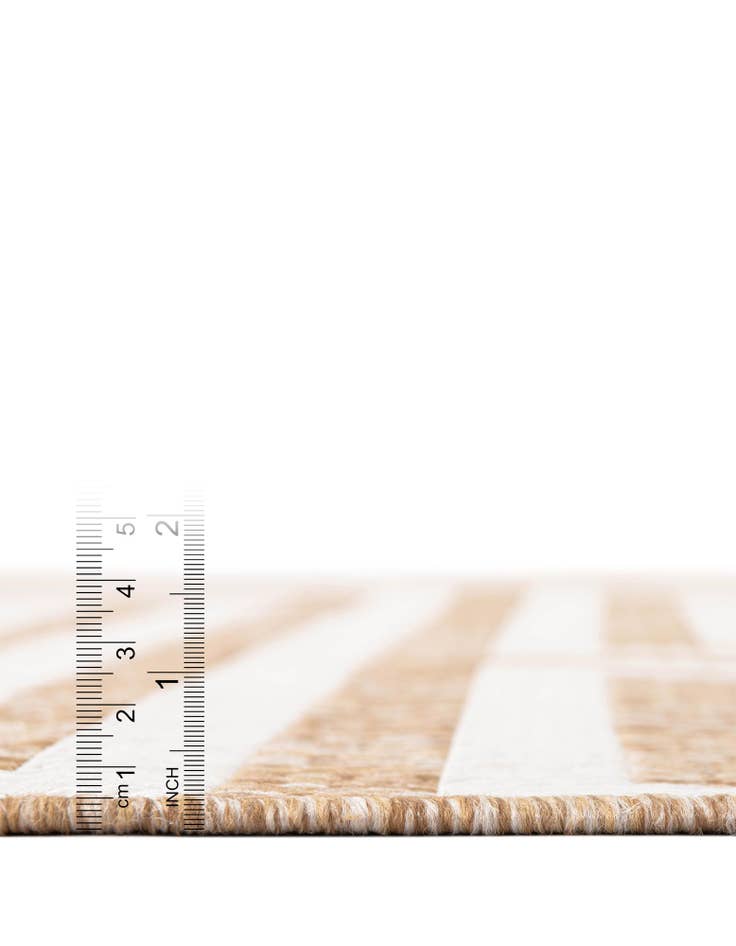 Detail image of 13' x 13' Easy-Clean Modern Indoor / Outdoor Square Rug