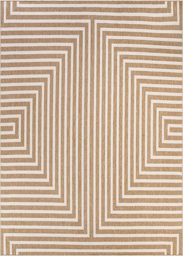 13' x 13' Easy-Clean Modern Indoor / Outdoor Square Rug