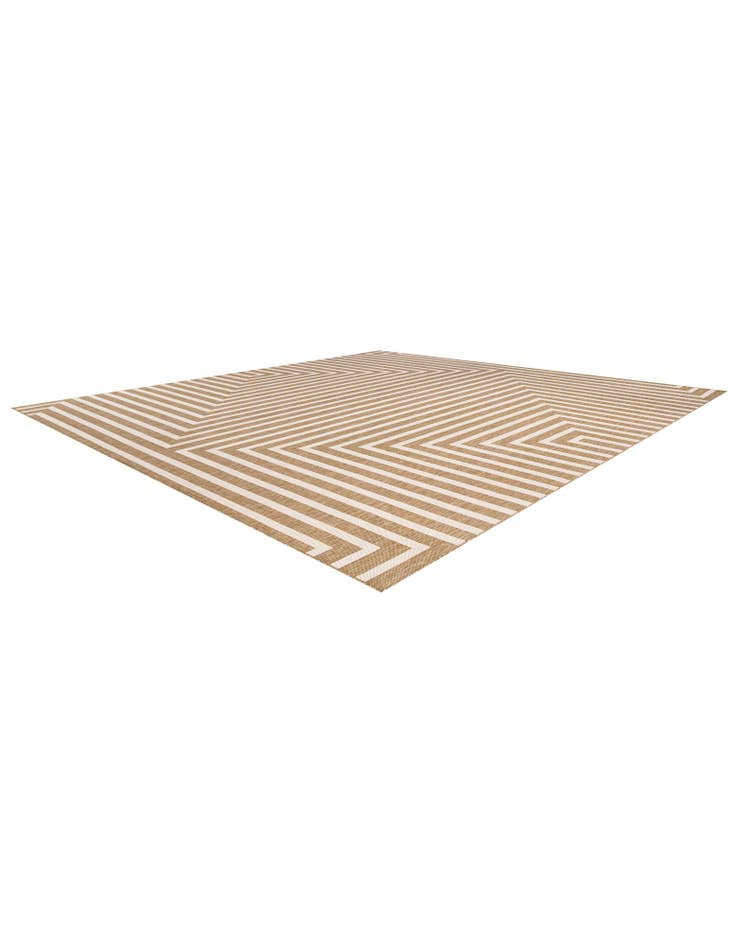 Detail image of 13' x 13'  Washable Modern Indoor / Outdoor Square Rug