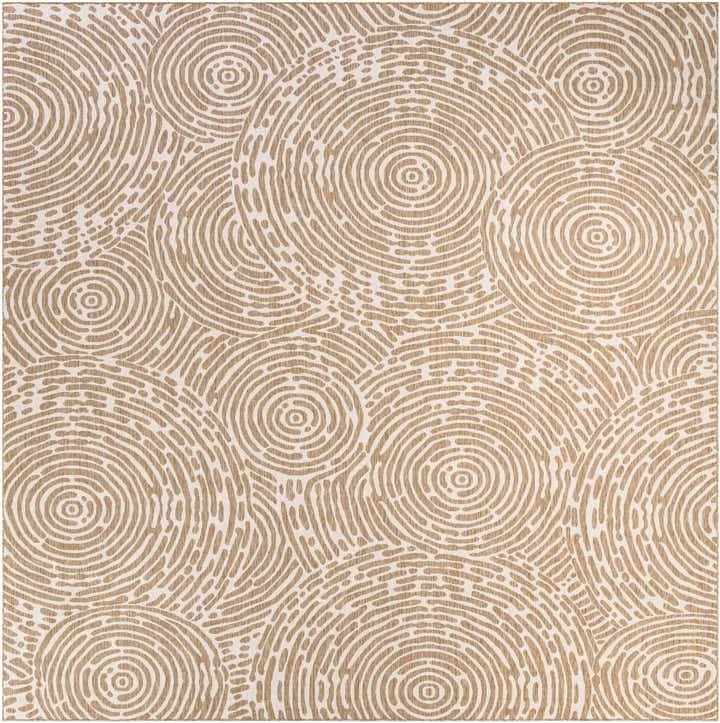 13' x 13' Easy-Clean Modern Indoor / Outdoor Square Rug