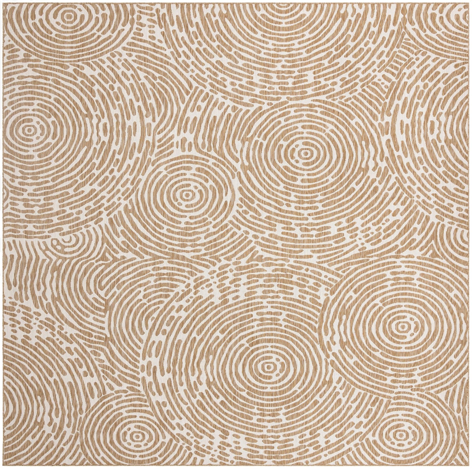 12' x 12'  Washable Modern Indoor / Outdoor Square Rug