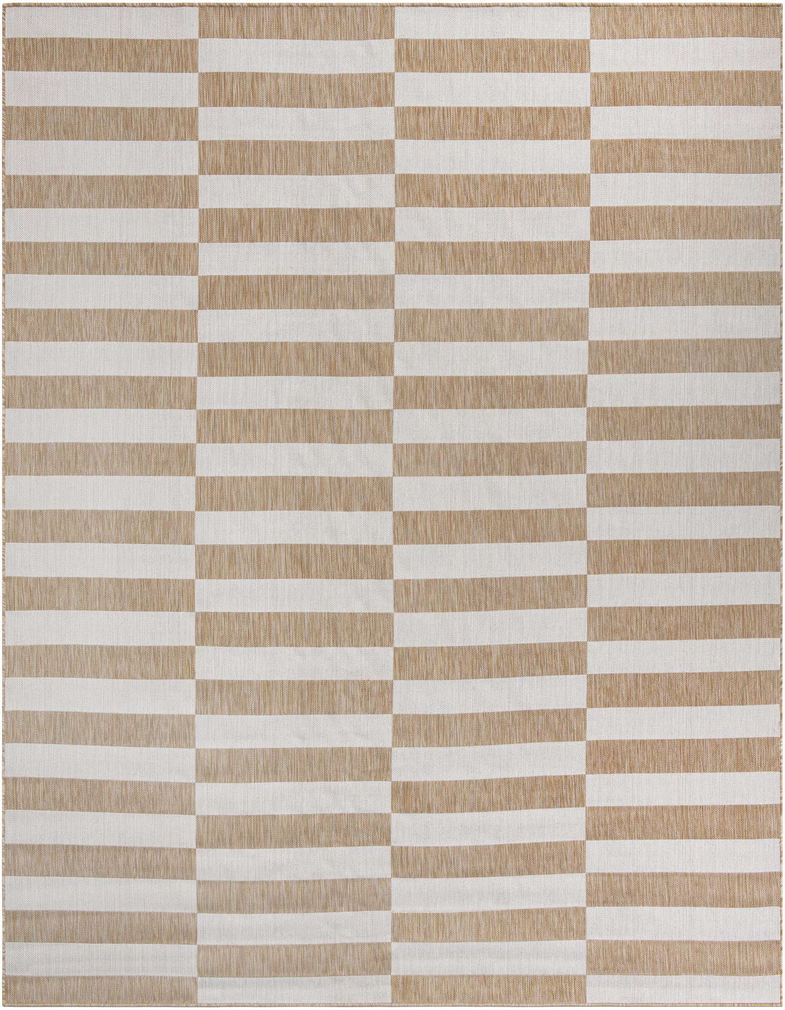 10' x 10' Easy-Clean Ribbon Indoor / Outdoor Square Rug