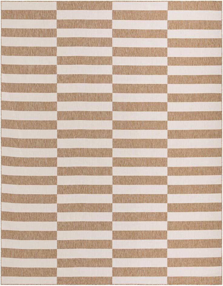 Detail image of 13' x 13' Easy-Clean Ribbon Indoor / Outdoor Square Rug