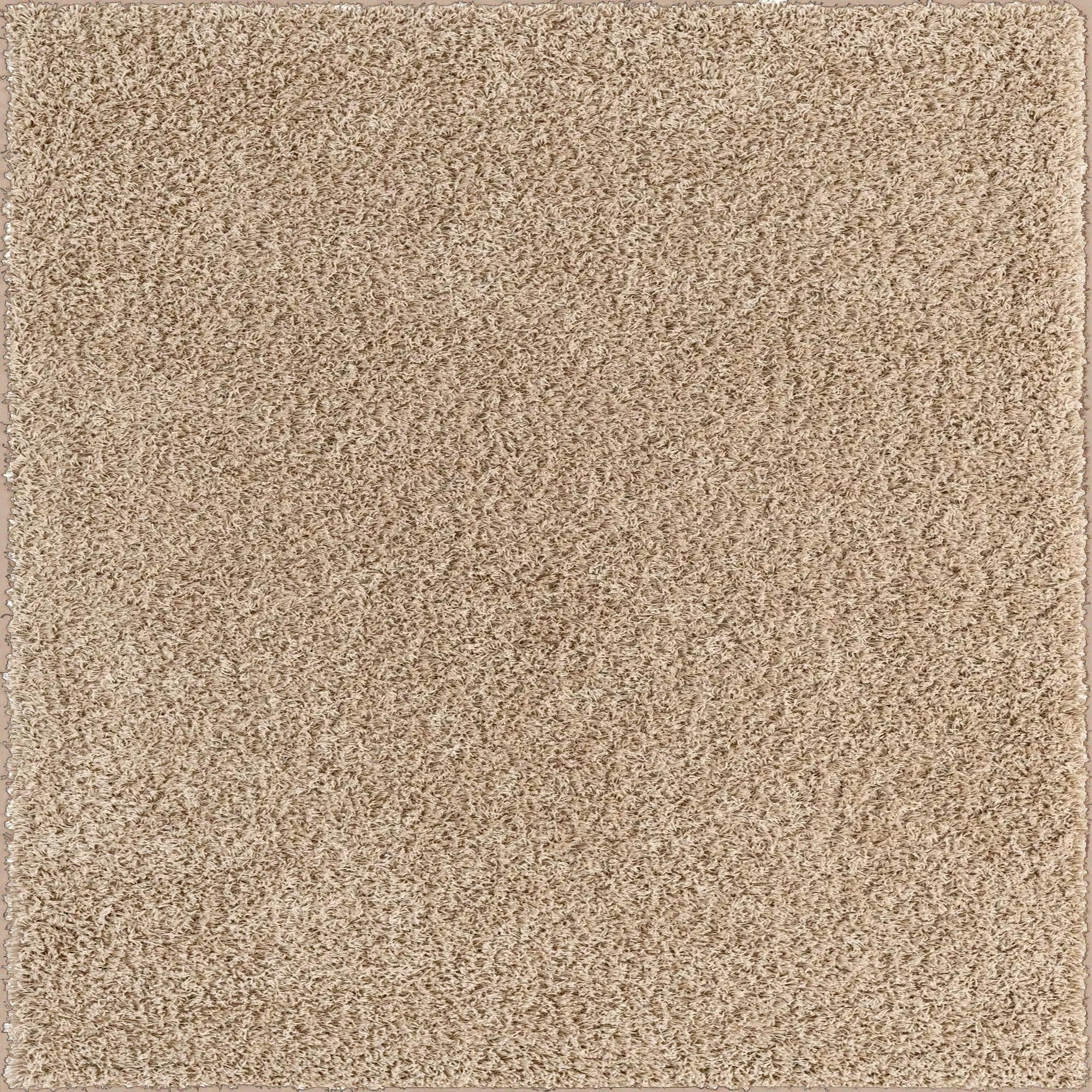 Primary image 7' 10 x 7' 10 Solid Shag Square Rug