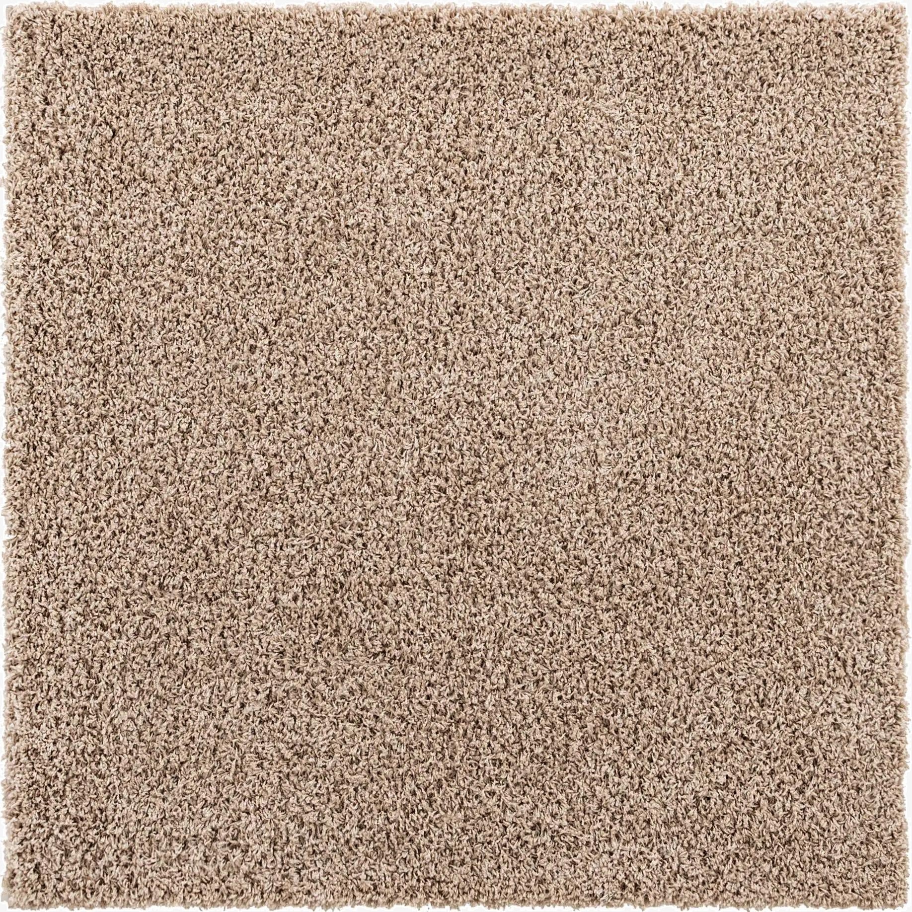 Primary image 5' 3 x 5' 3 Solid Shag Square Rug