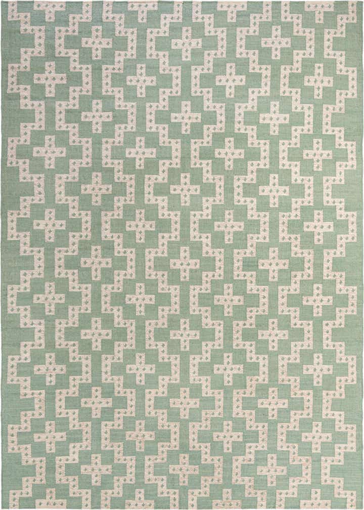 10' x 14' 1 Hand Woven Kilim Wool Rug
