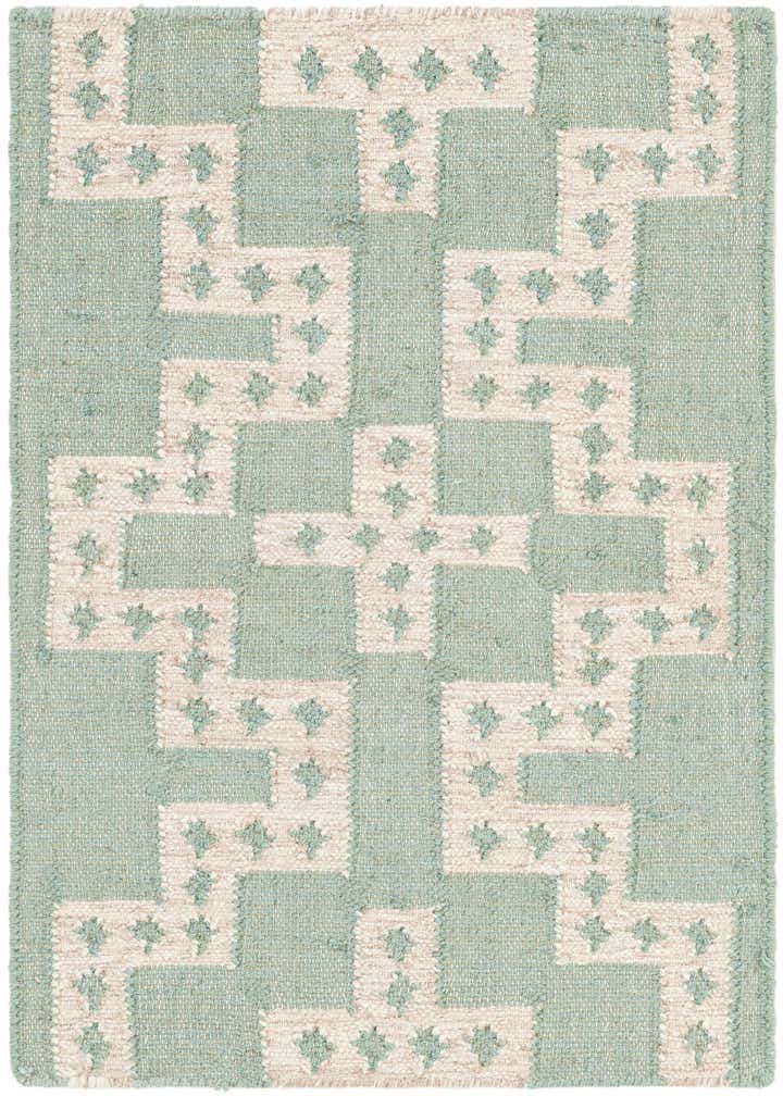2' x 3' 1 Hand Woven Kilim Wool Rug