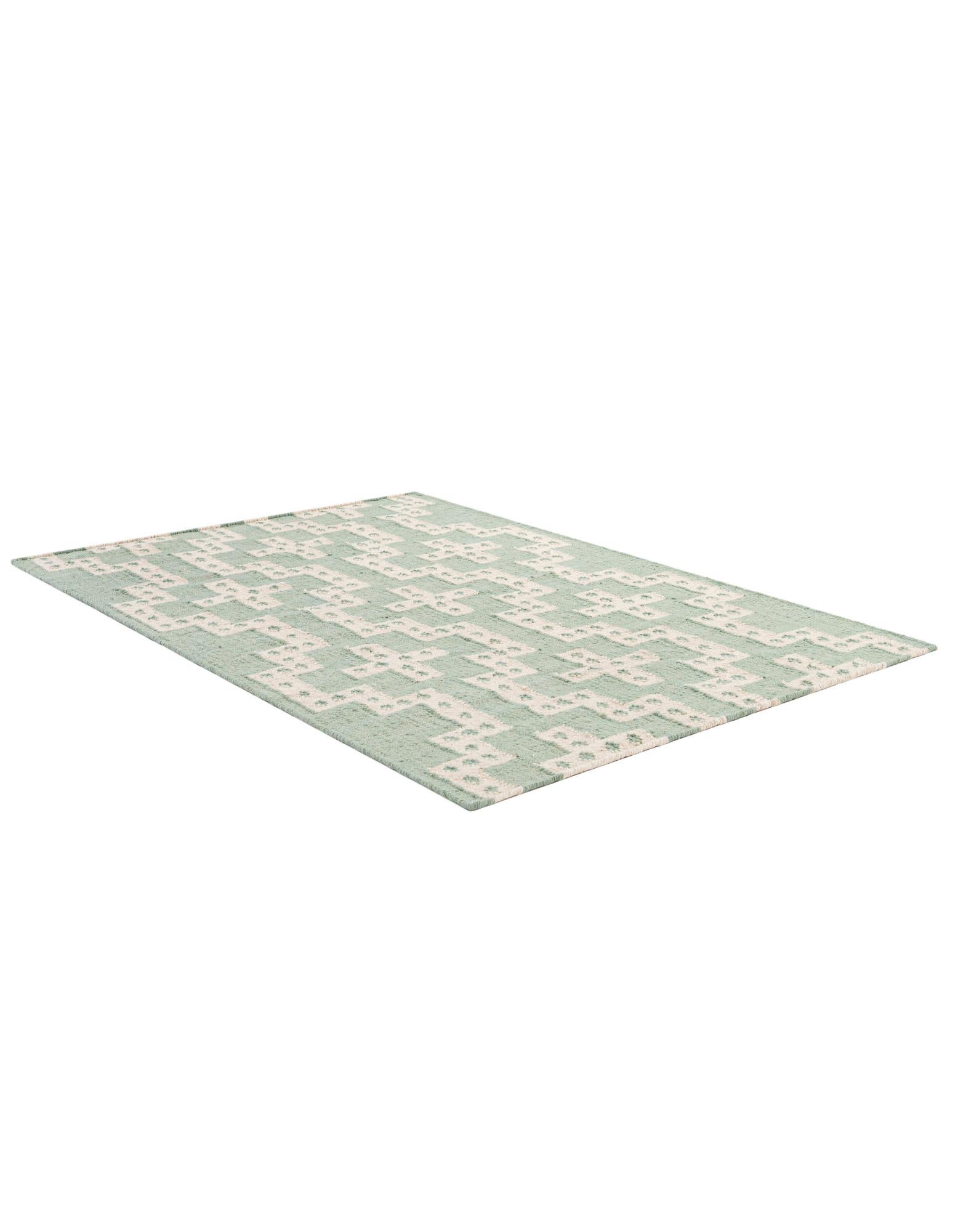 4' 1 x 6' 1 Hand Woven Kilim Wool Rug