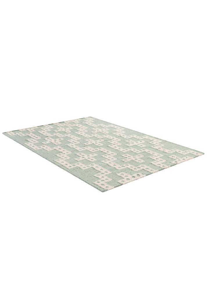 4' 1 x 6' 1 Hand Woven Kilim Wool Rug