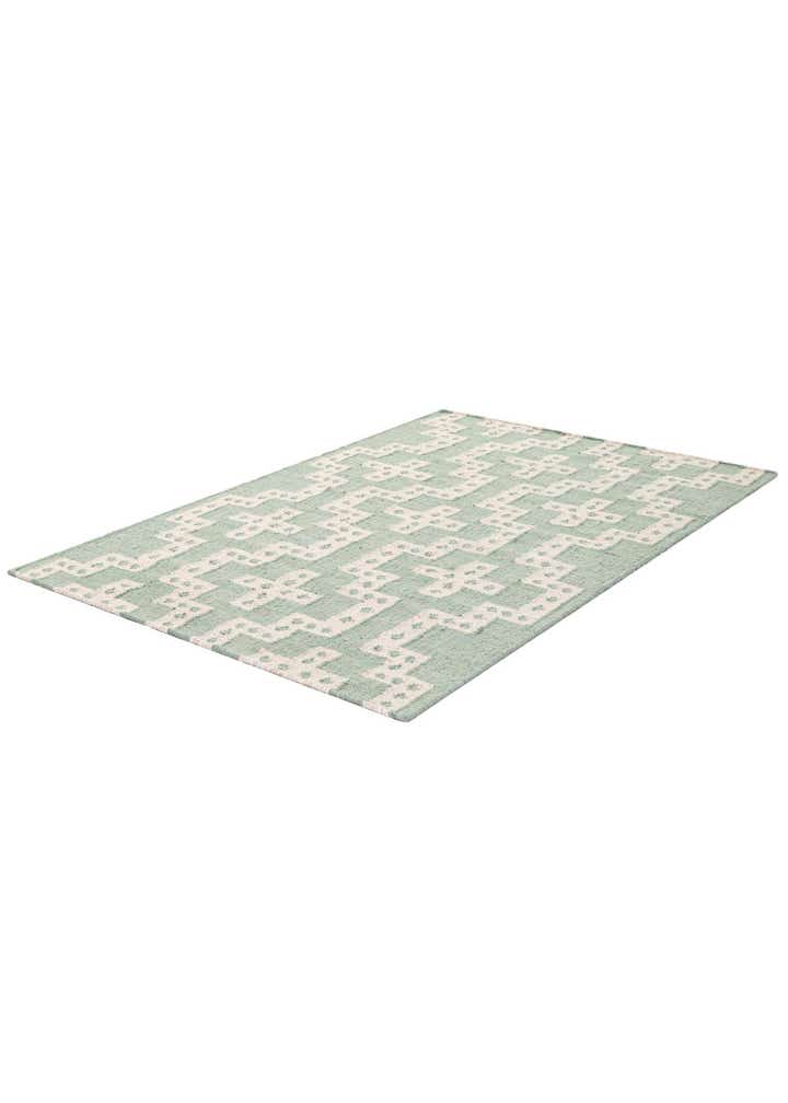 4' 1 x 6' 1 Hand Woven Kilim Wool Rug