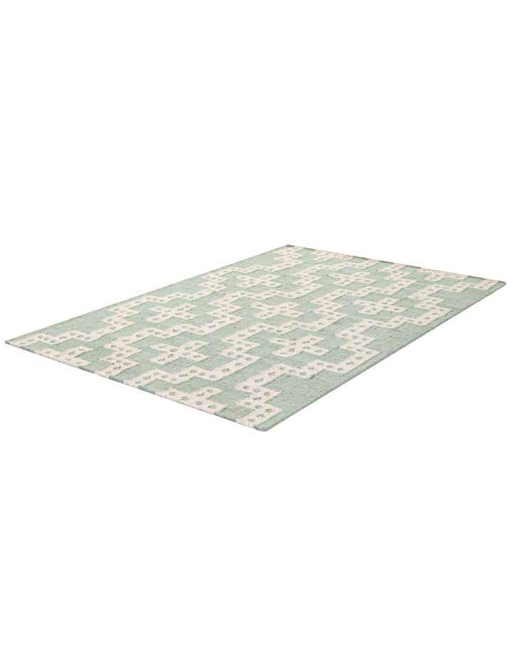 4' 1 x 6' 1 Hand Woven Kilim Wool Rug