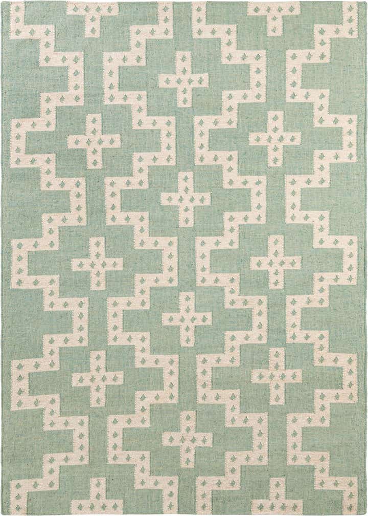 6' 1 x 9' Hand Woven Kilim Wool Rug