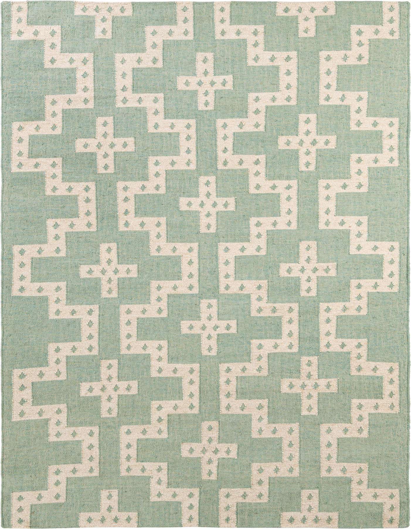 6' 1 x 9' Hand Woven Kilim Wool Rug