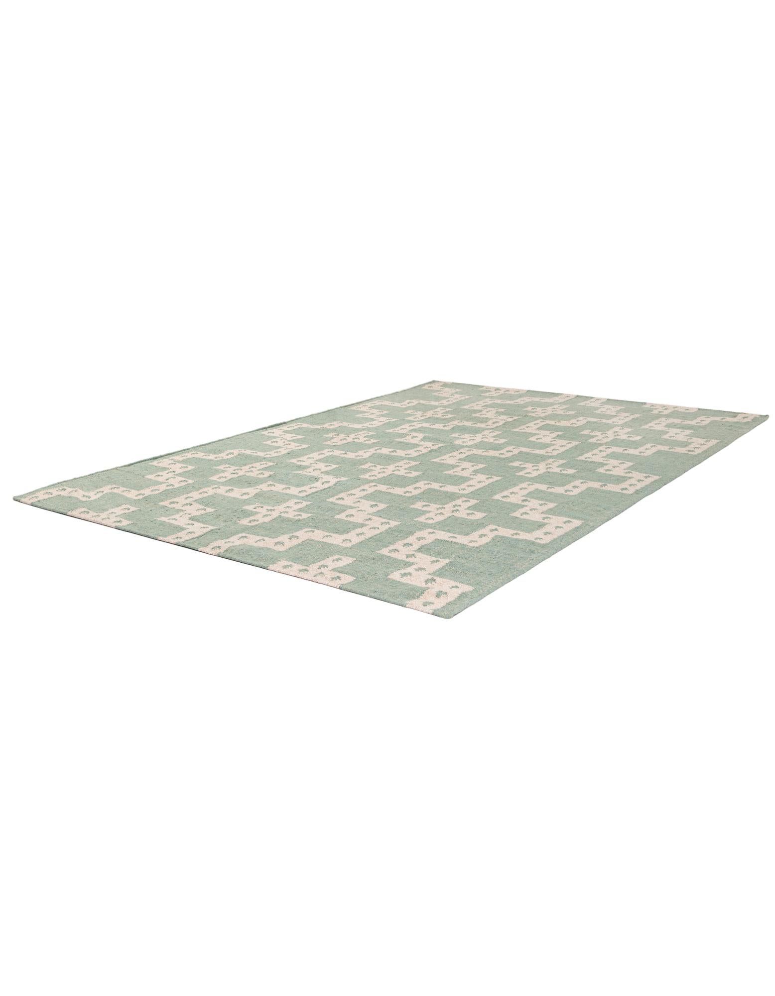 6' 1 x 9' Hand Woven Kilim Wool Rug