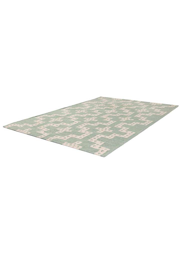 6' 1 x 9' Hand Woven Kilim Wool Rug