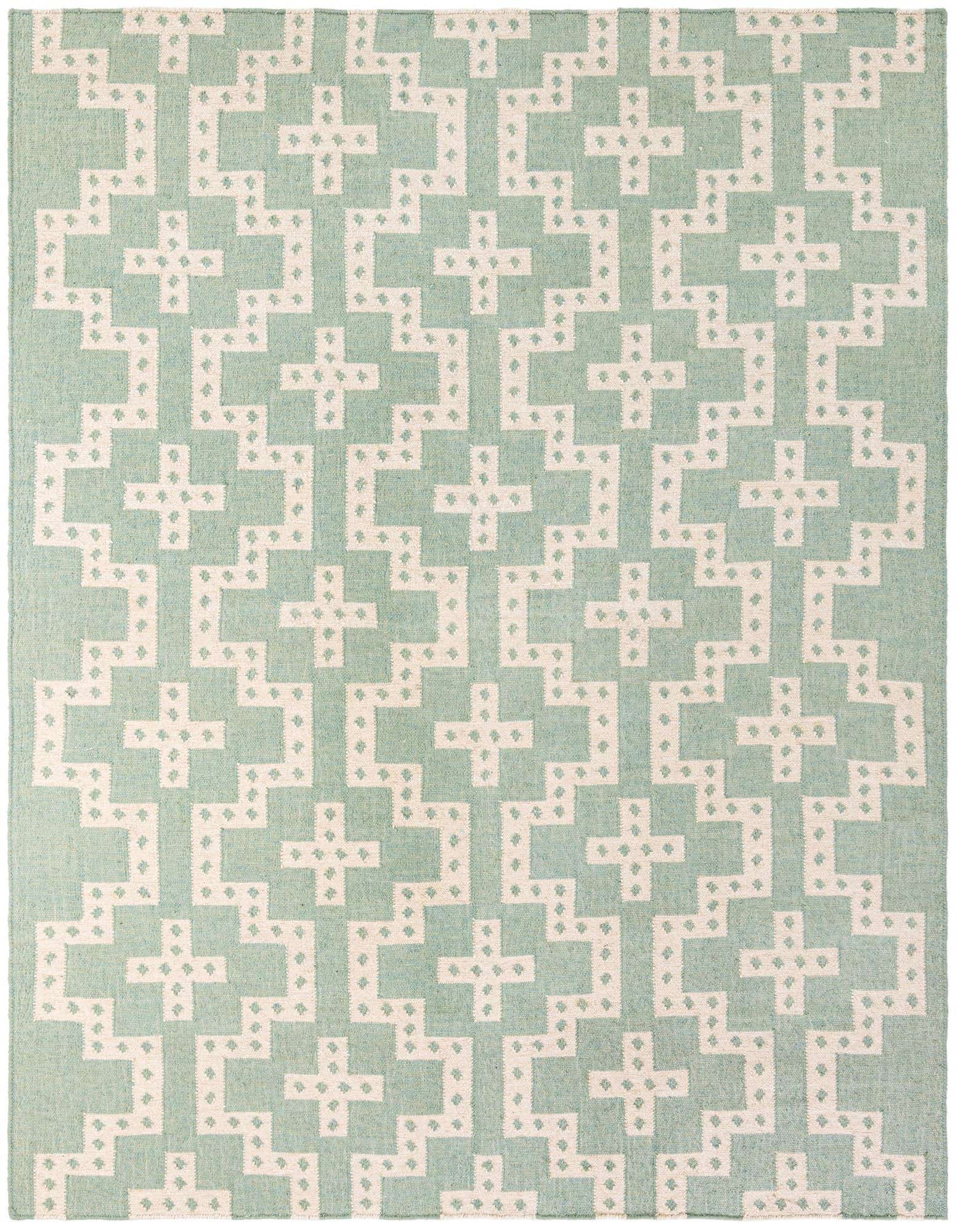 7' 10 x 10' Hand Woven Kilim Wool Rug