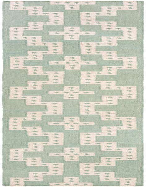 2' 7 x 12' Hand Woven Kilim Wool Runner Rug