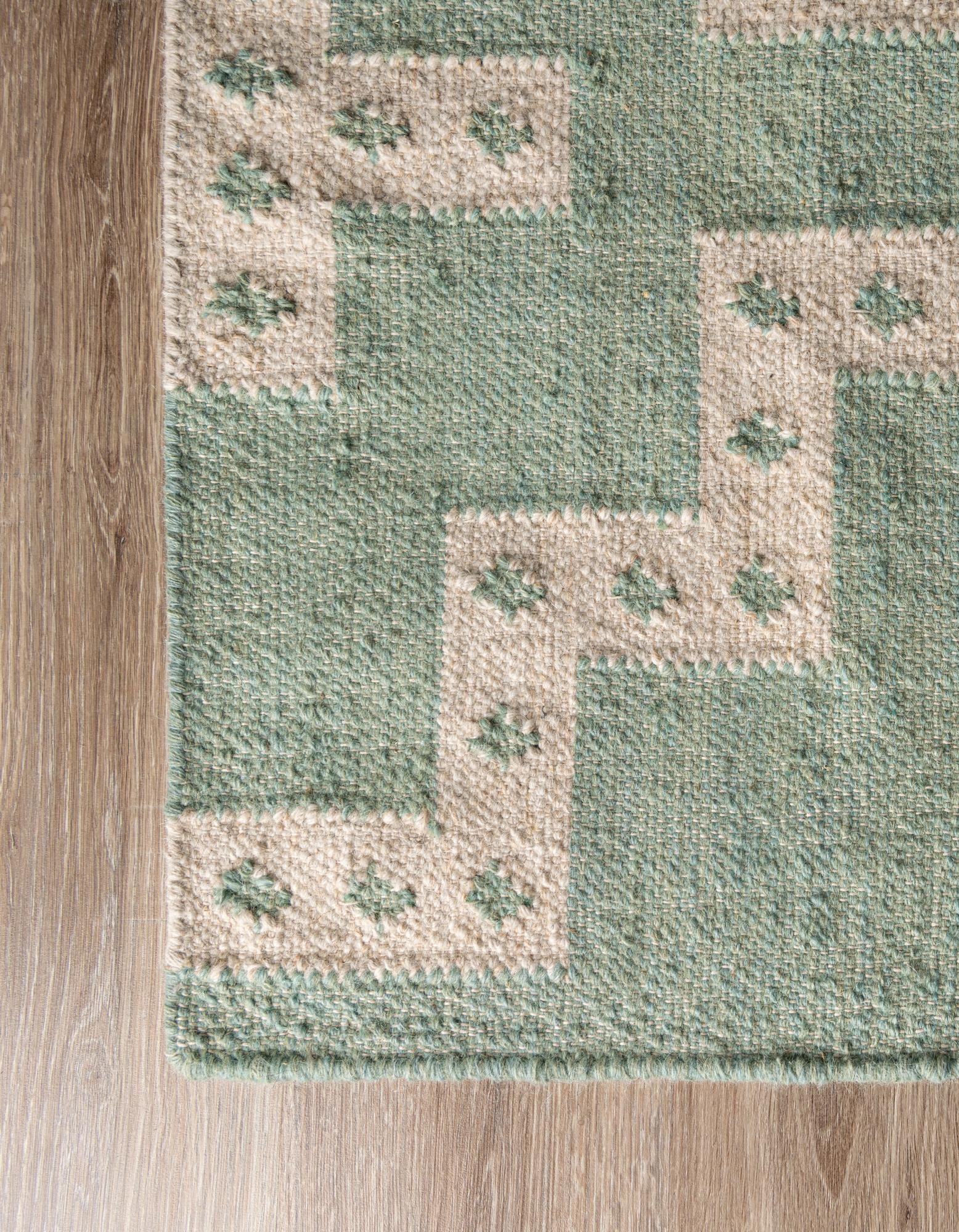 2' 7 x 12' Hand Woven Kilim Wool Runner Rug