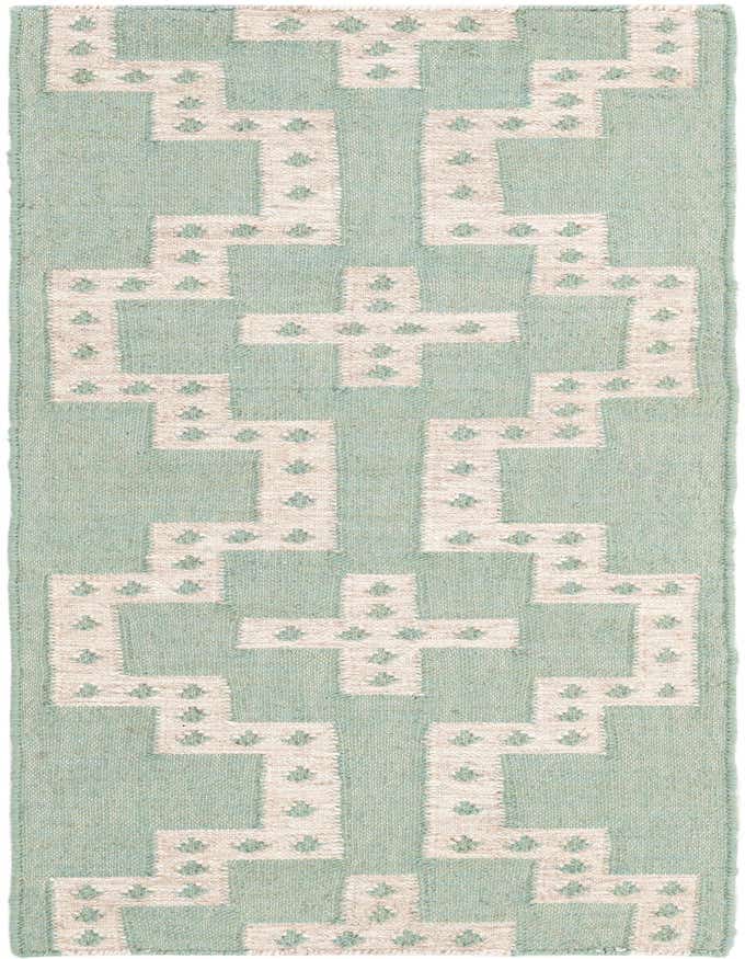 2' x 6' 1 Hand Woven Kilim Wool Runner Rug