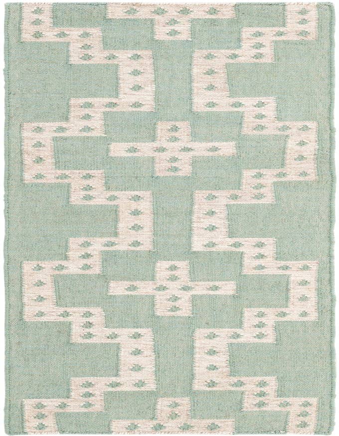 Detail image of 2' x 6' 1 Hand Woven Kilim Wool Runner Rug