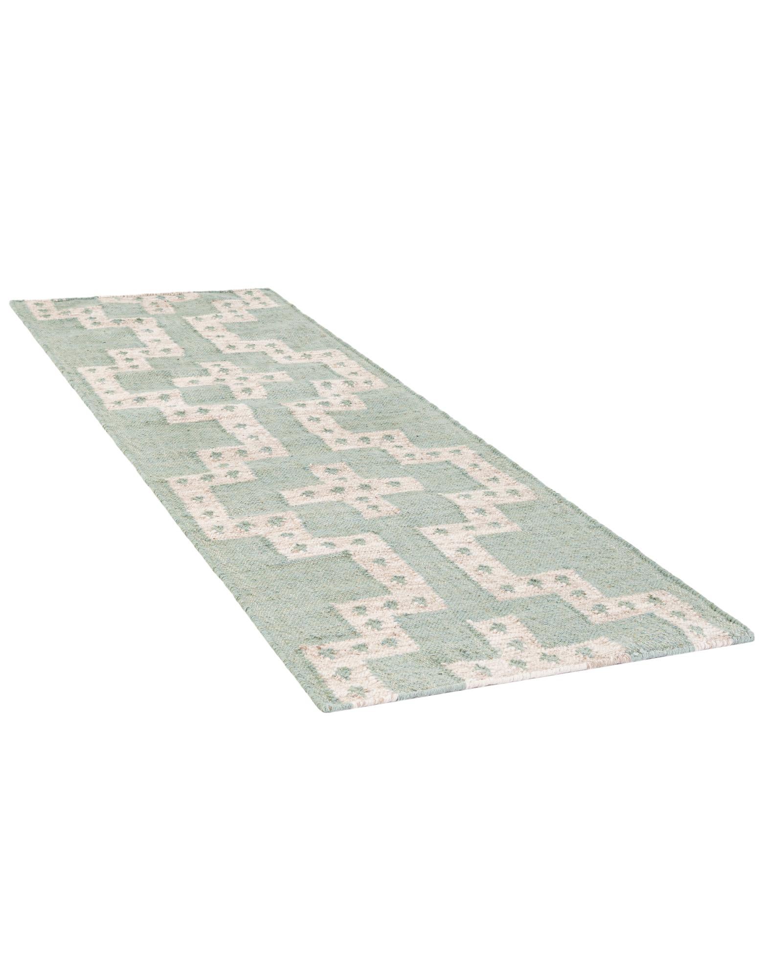 2' x 6' 1 Hand Woven Kilim Wool Runner Rug