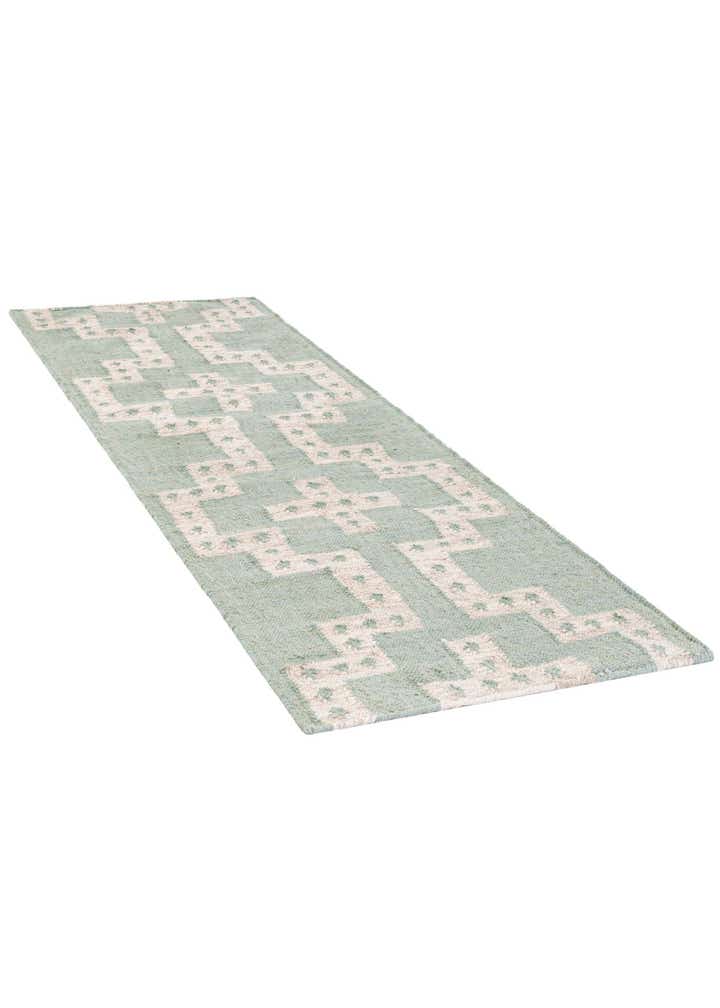 2' x 6' 1 Hand Woven Kilim Wool Runner Rug