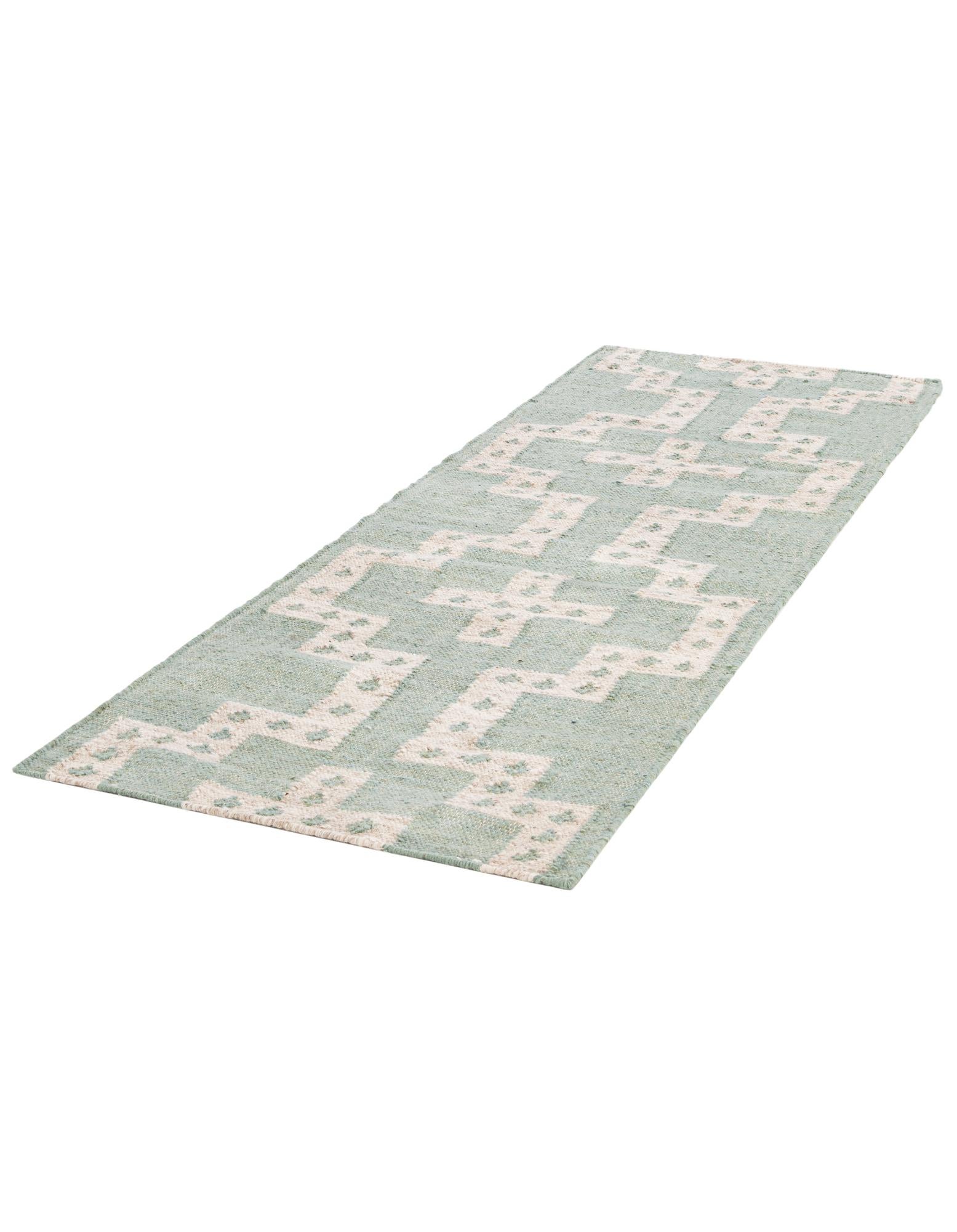 2' x 6' 1 Hand Woven Kilim Wool Runner Rug