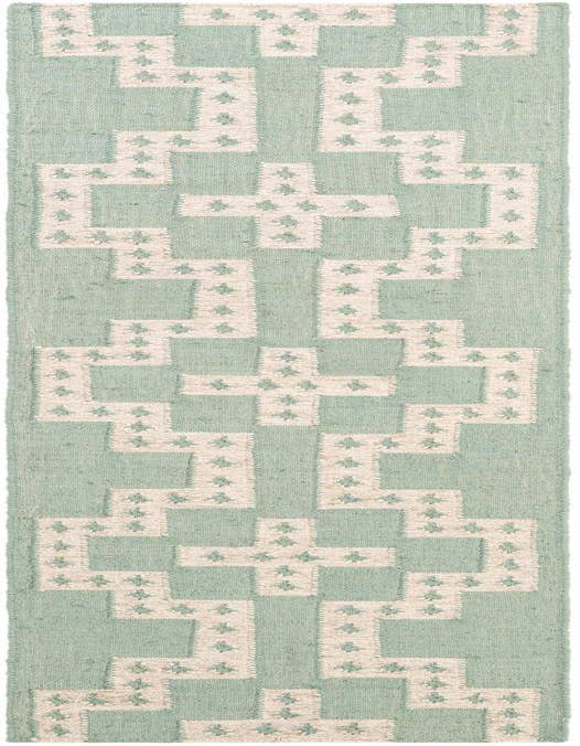 Detail image of 2' x 8' Hand Woven Kilim Wool Runner Rug