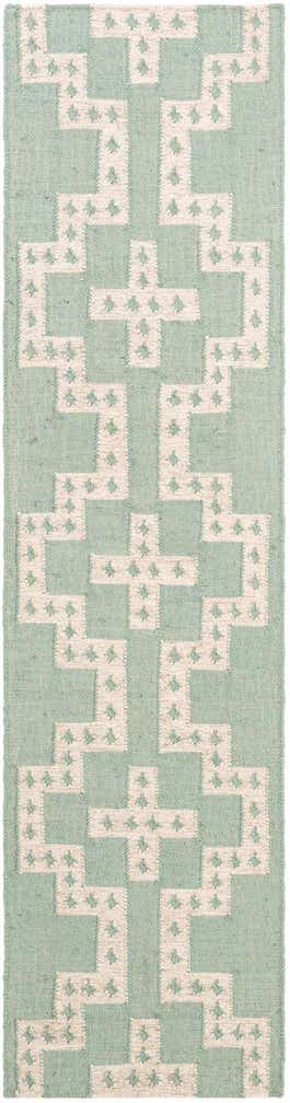 2' x 8' Hand Woven Kilim Wool Runner Rug