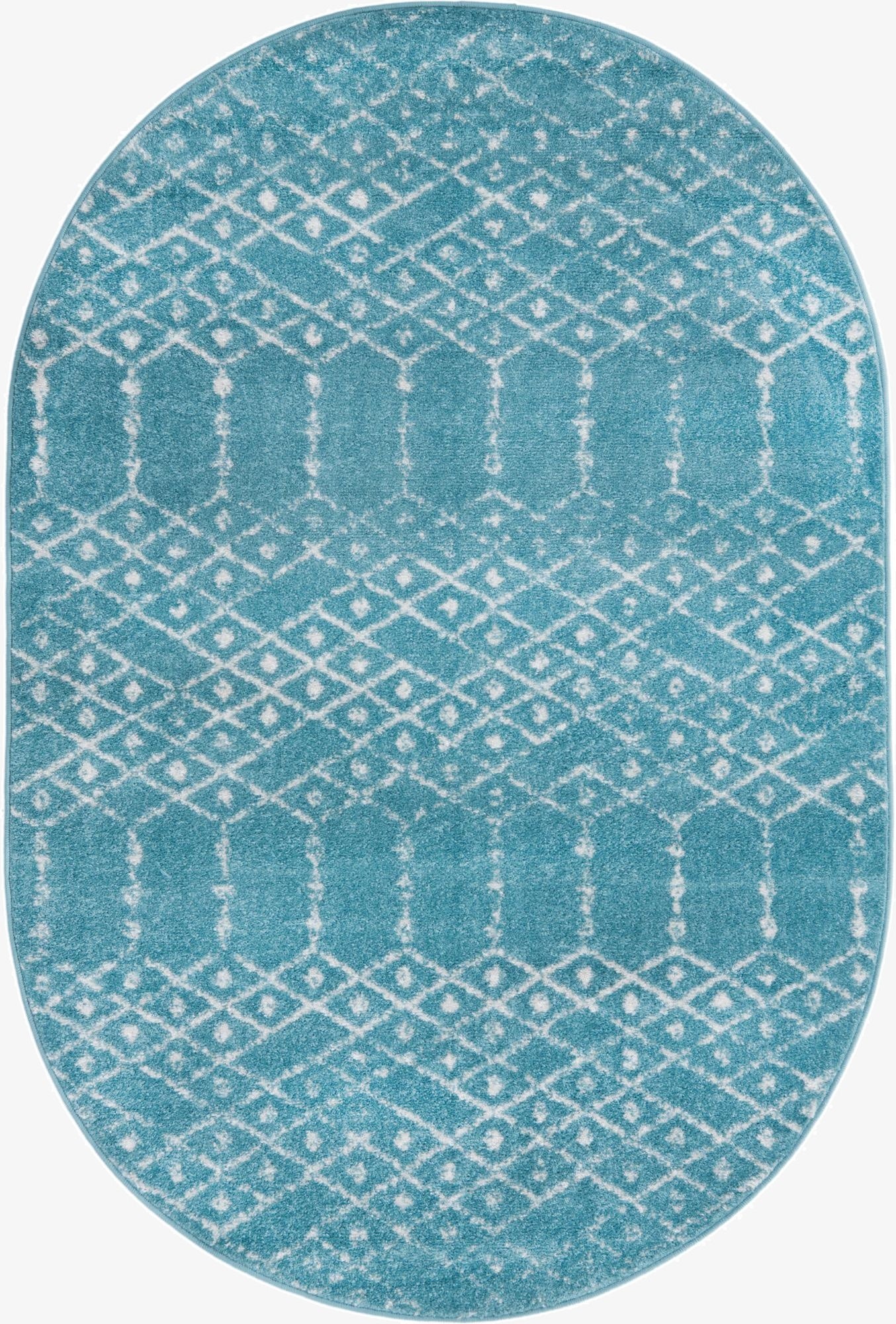 4' x 6' Paxon Trellis Oval Rug