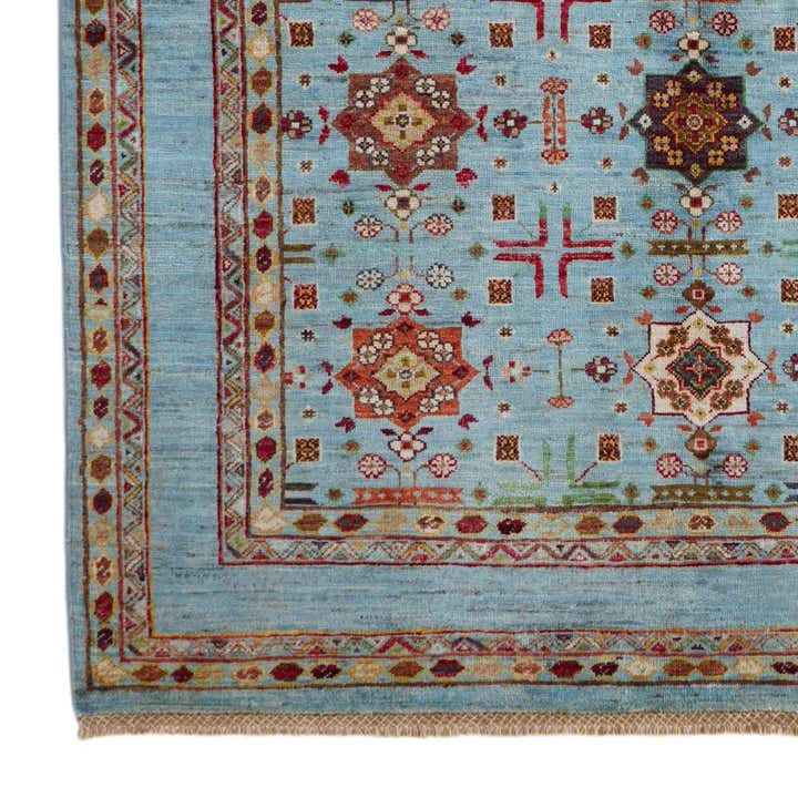5' 1 x 6' 11 Hand Knotted Ariana Ziegler Rug