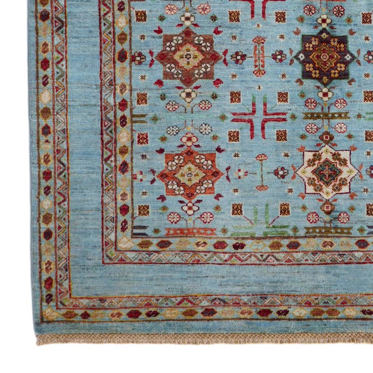 Detail image of 5' 1 x 6' 11 Hand Knotted Ariana Ziegler Rug
