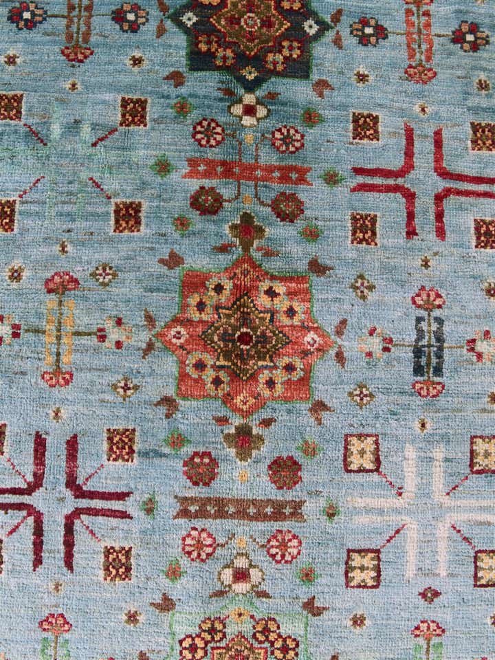 5' 1 x 6' 11 Hand Knotted Ariana Ziegler Rug