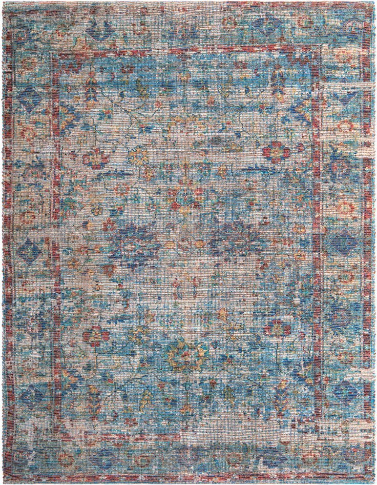 Detail image of 7' 10 x 10' Hand Woven Chenille Jute Rug