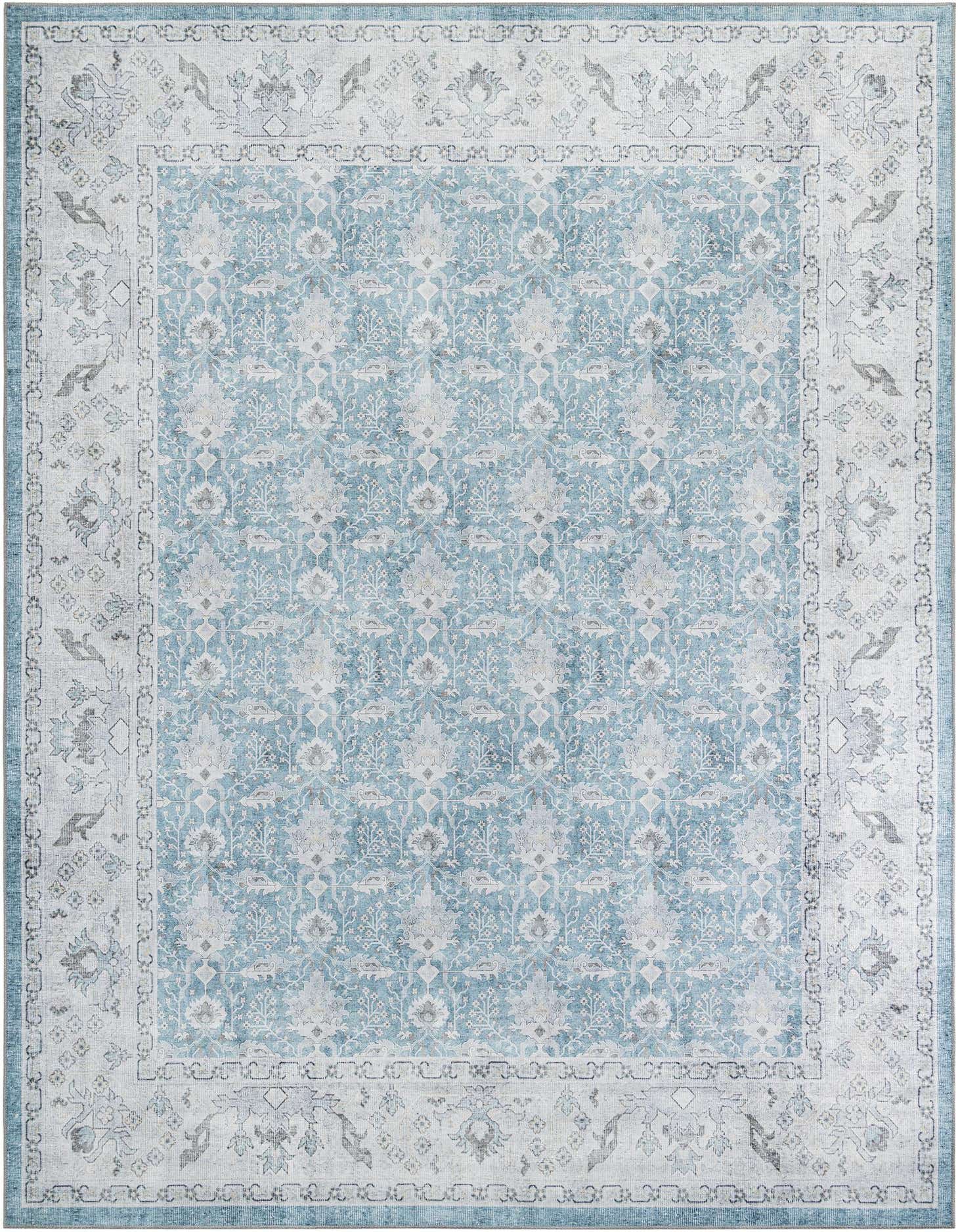 9' 5 x 13' 1 Washable Timeless Rug