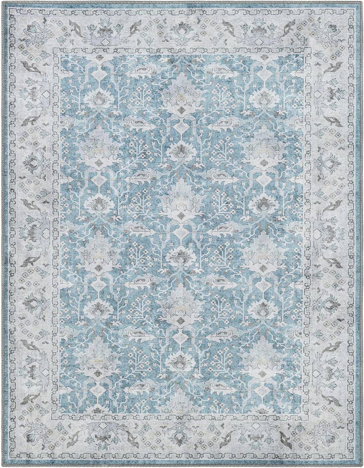 Detail image of 4' 1 x 6' 1 Washable Timeless Rug