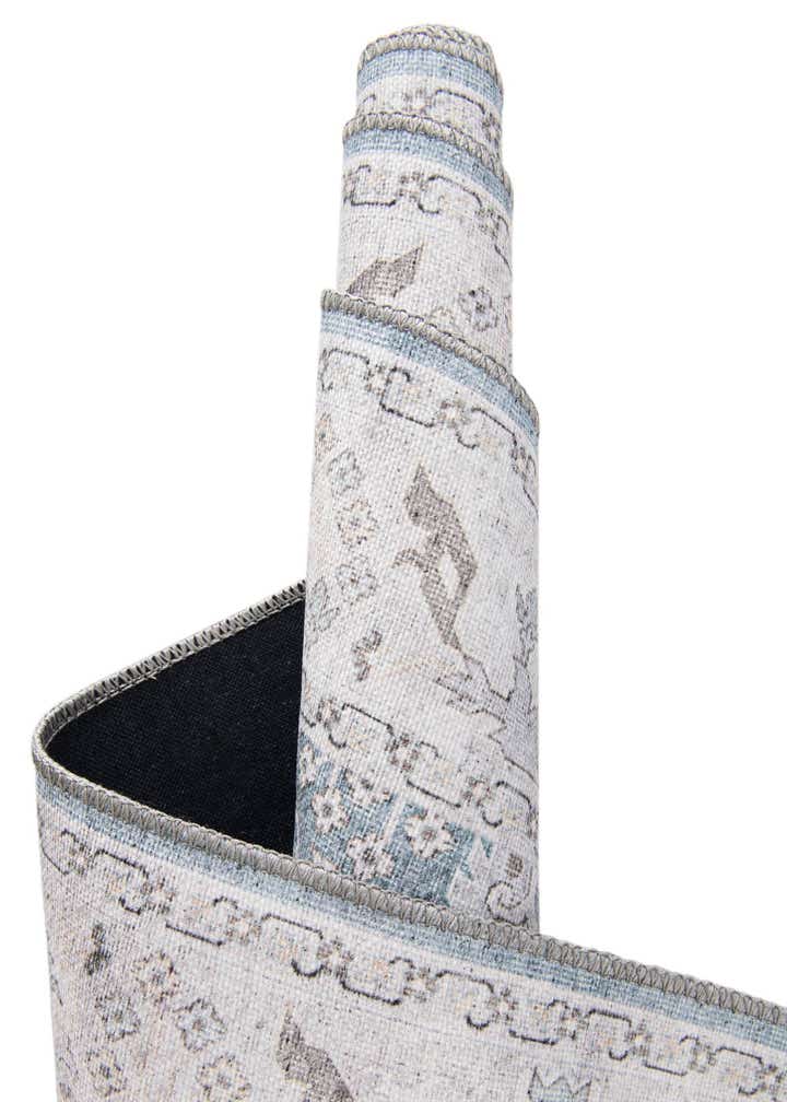5' 1 x 8' Washable Timeless Rug