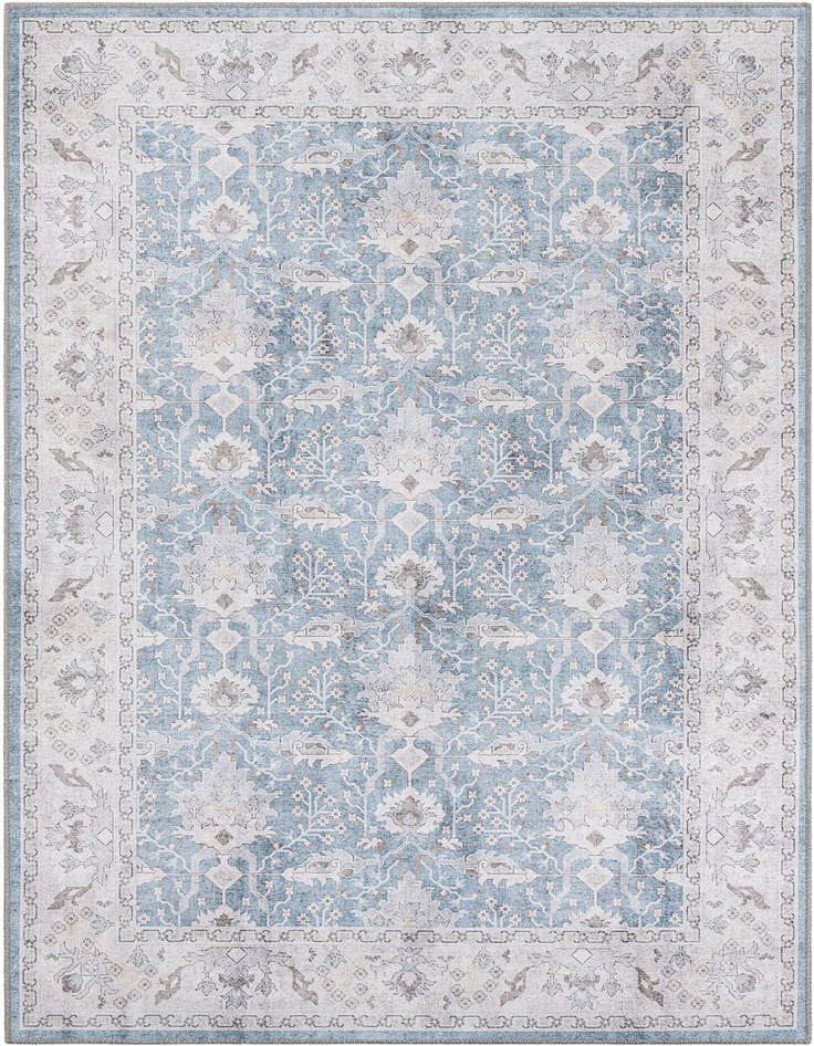 Detail image of 5' 1 x 8' Washable Timeless Rug