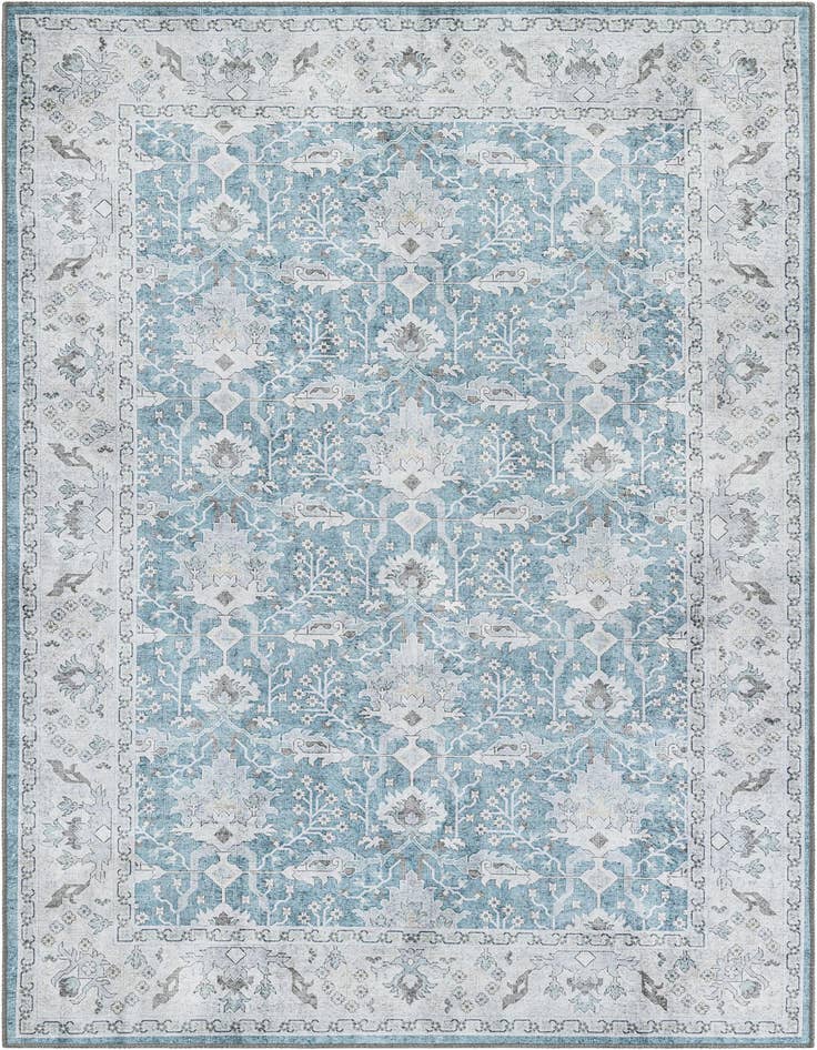 Detail image of 6' 1 x 9' Washable Timeless Rug