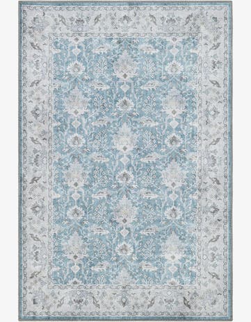 Teal blue Timeless Rug