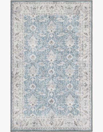 Teal blue Timeless Rug