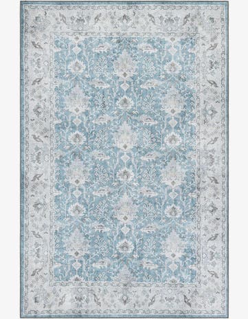 Teal blue Timeless Rug